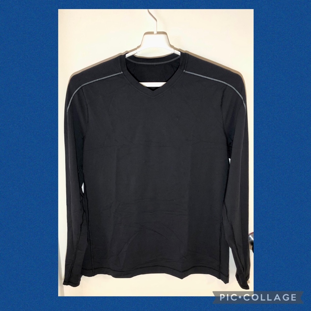Lululemon Division V Long Sleeve V-Neck Athletic Pullover